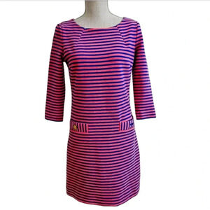 Lilly pulitzer Charlene watermelon and blue knit dress